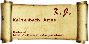 Kaltenbach Jutas névjegykártya